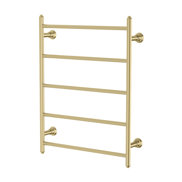 Cromford Heated Towel Ladder 550mm x 750mm - Brushed Gold