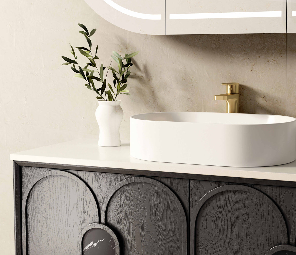 Laguna Mark II 1200mm Black Oak Wall Hung Vanity