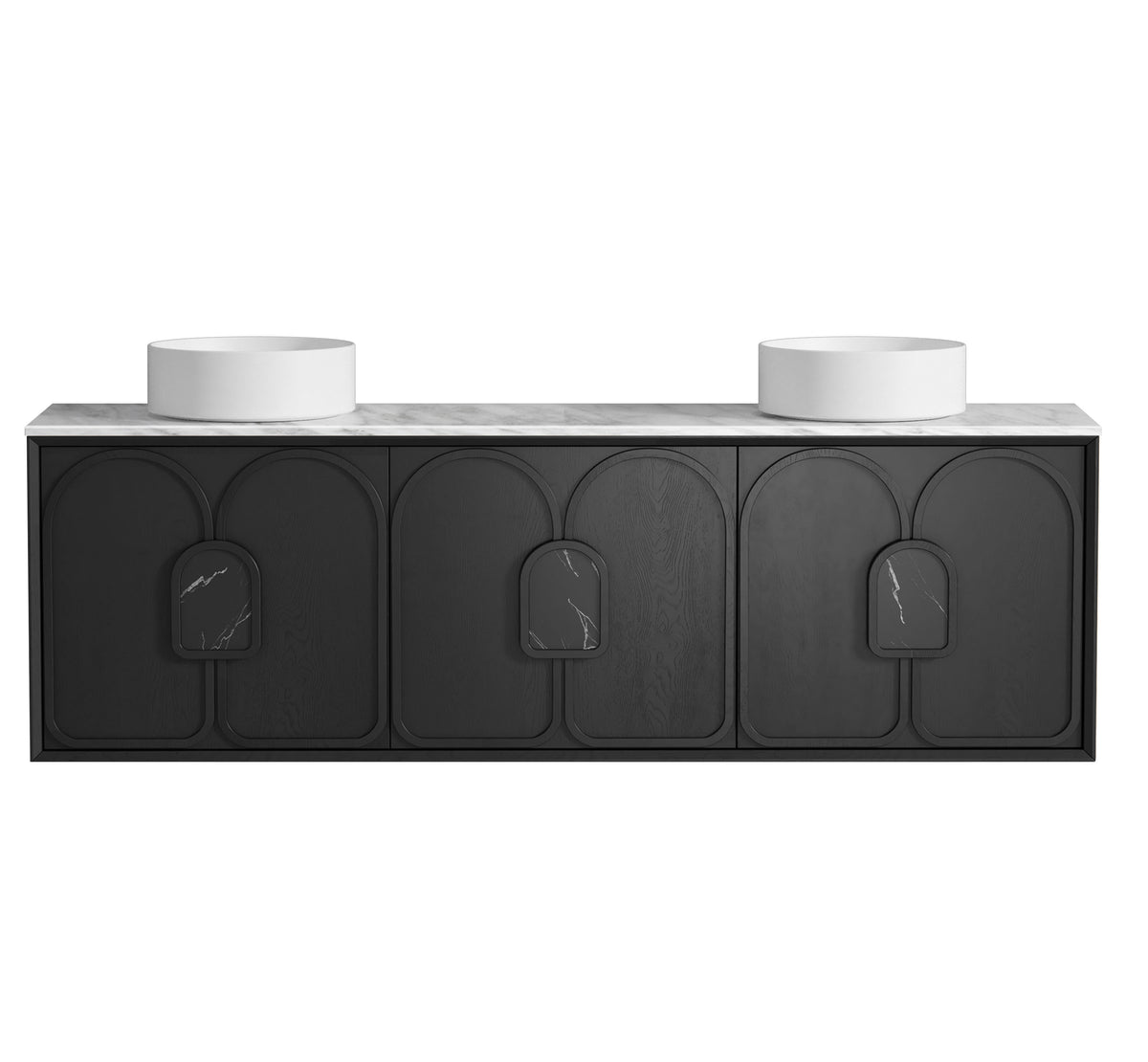 Laguna Mark II 1800mm Black Oak Wall Hung Vanity