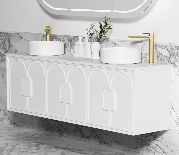 Laguna Mark II 1800mm Matte White Wall Hung Vanity