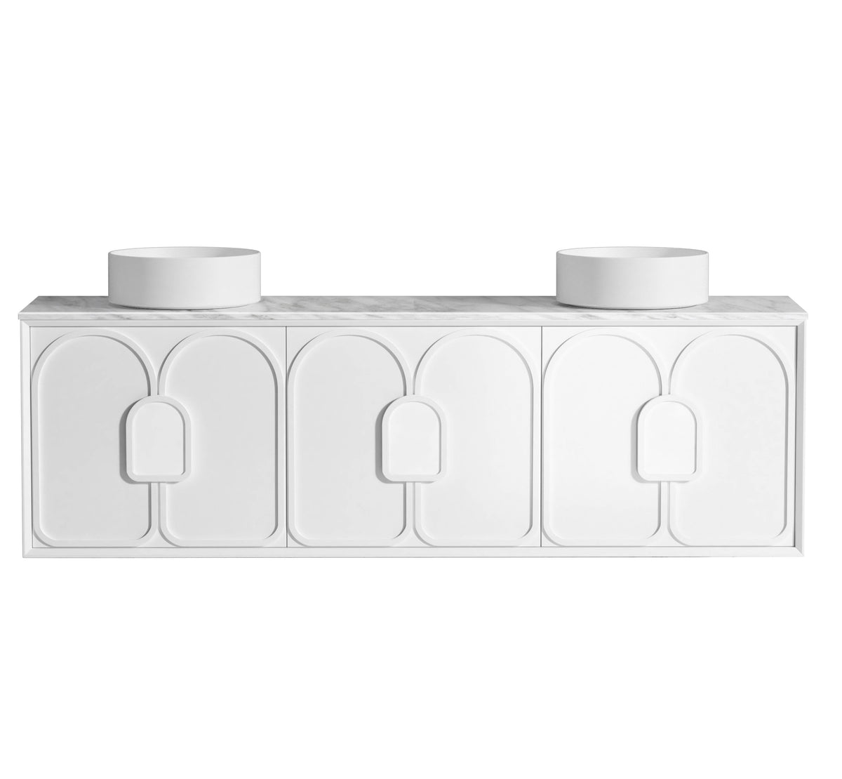 Laguna Mark II 1800mm Matte White Wall Hung Vanity