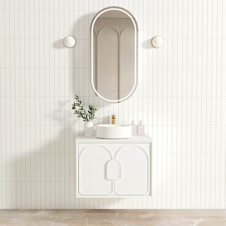 Laguna Mark II 750mm Matte White Wall Hung Vanity