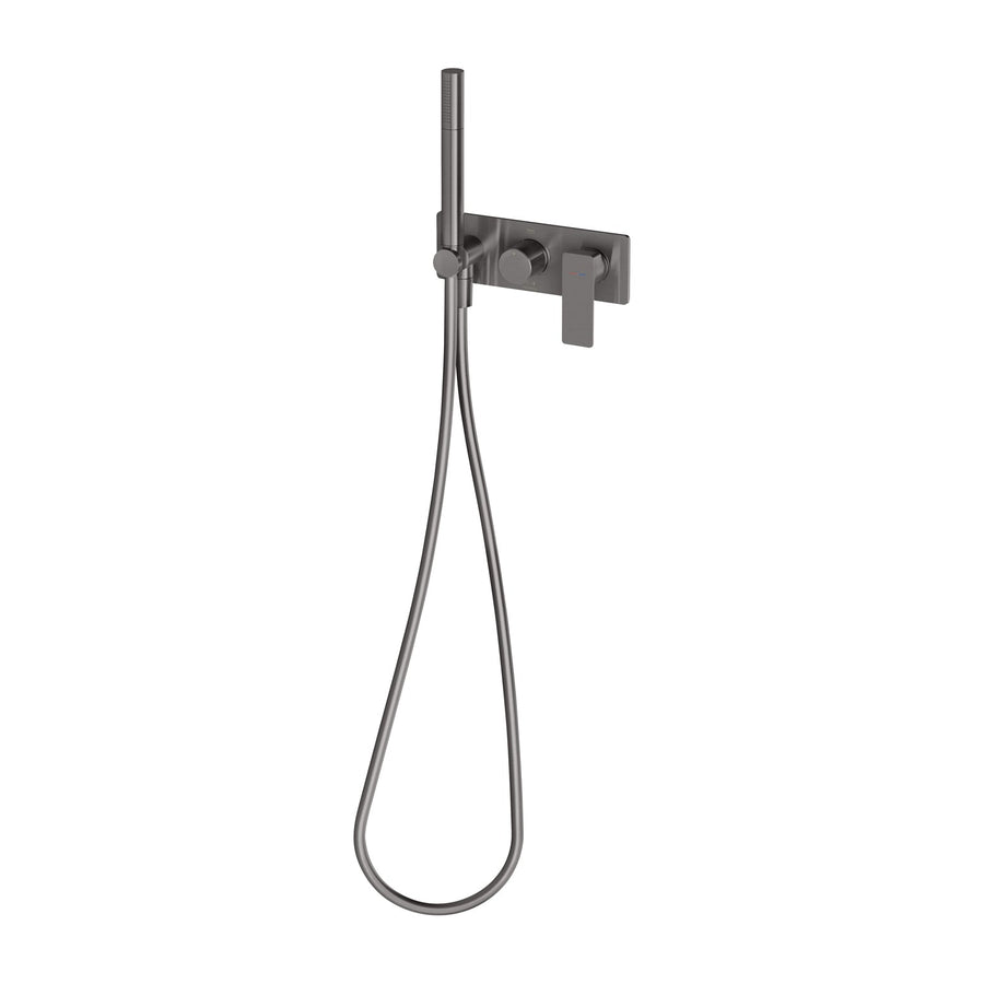 Gloss MKII Wall Shower System - Brushed Carbon