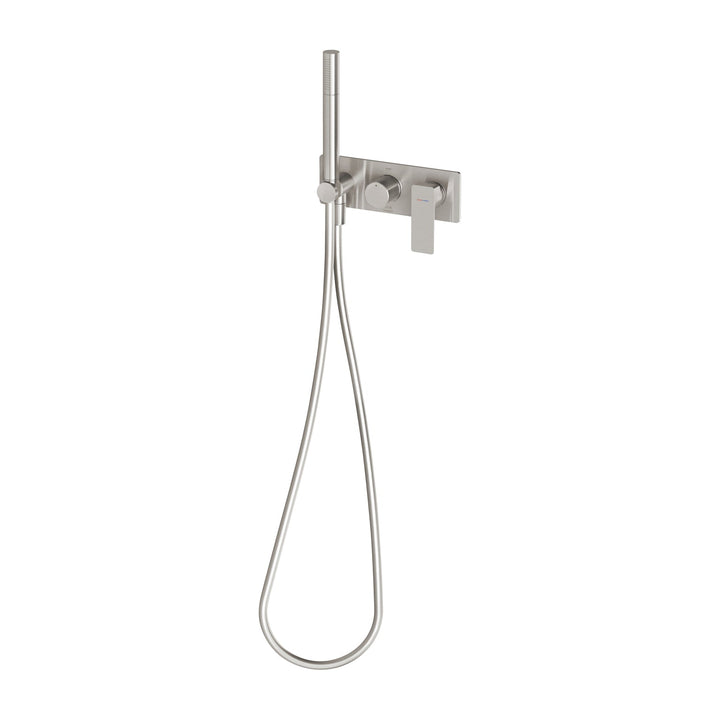 Gloss MKII Wall Shower System - Brushed Nickel