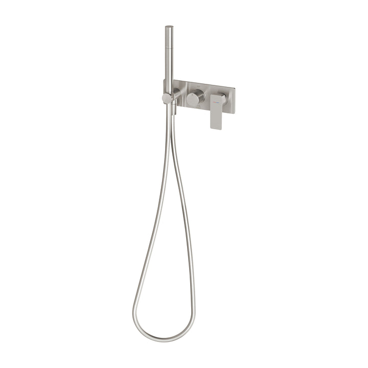 Gloss MKII Wall Shower System - Brushed Nickel