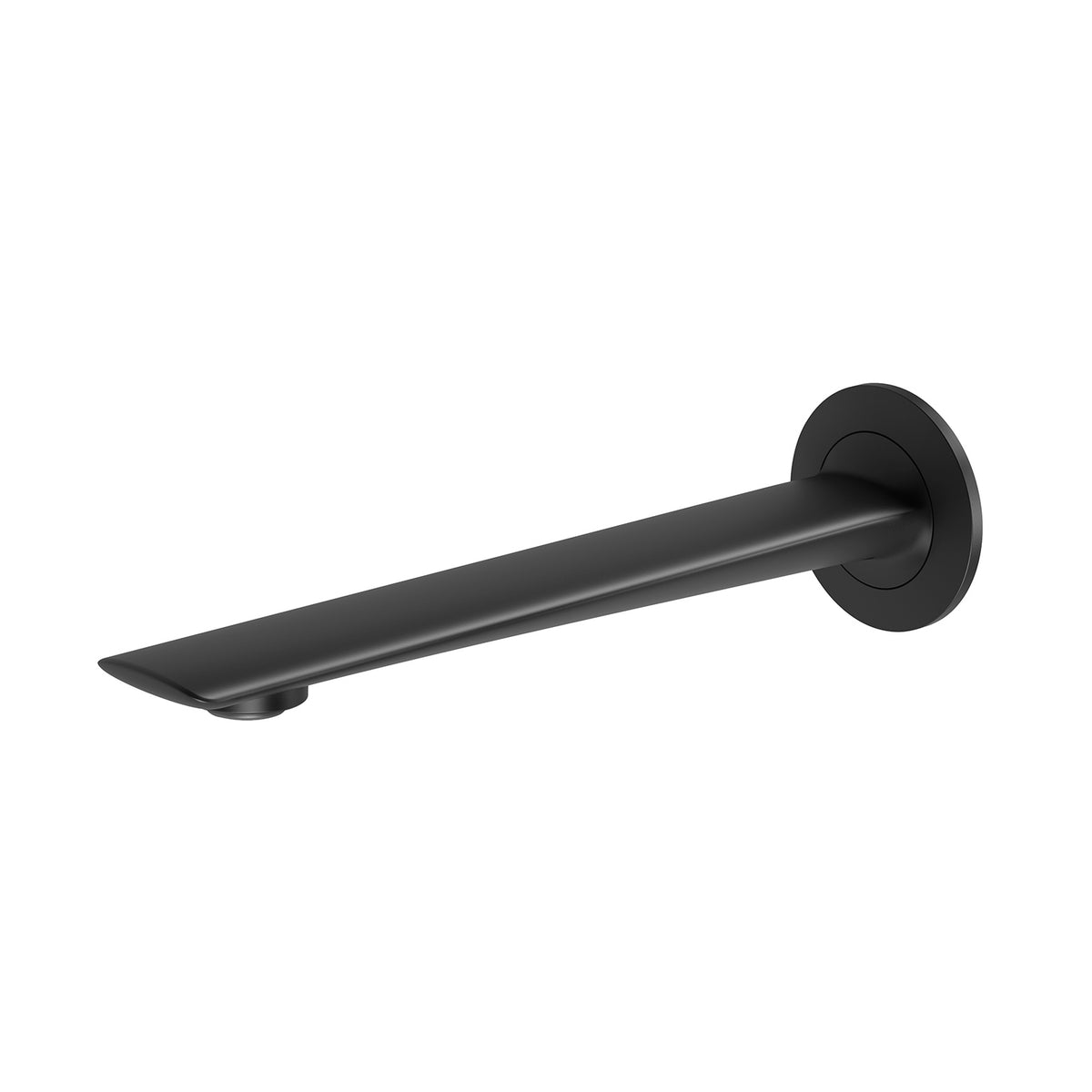 Kusabi Wall Basin / Bath Outlet 200mm - Lead Free - Matte Black