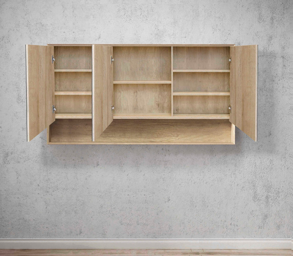 Byron 1500x800 Natural Oak Shaving Cabinet