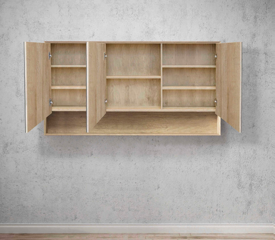 Byron 1500x800 Natural Oak Shaving Cabinet