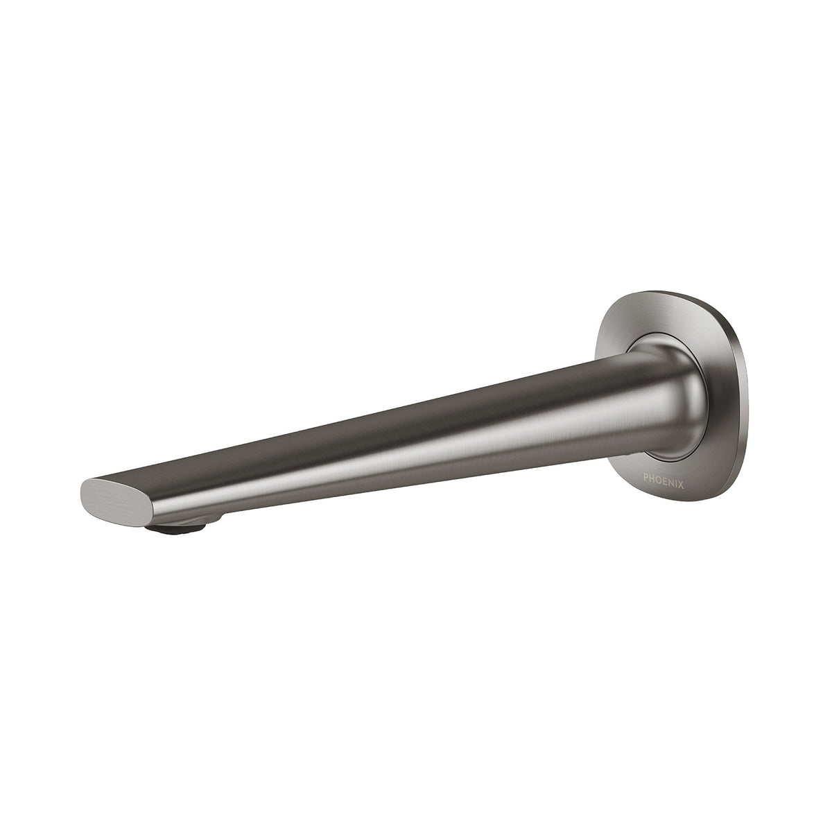 Vask Wall Basin / Bath Outlet 200mm - Brushed Carbon