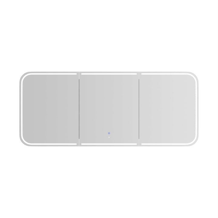 LED Newport 1800(W)x750(H) Matte White Shaving Cabinet Premium Edition view 4