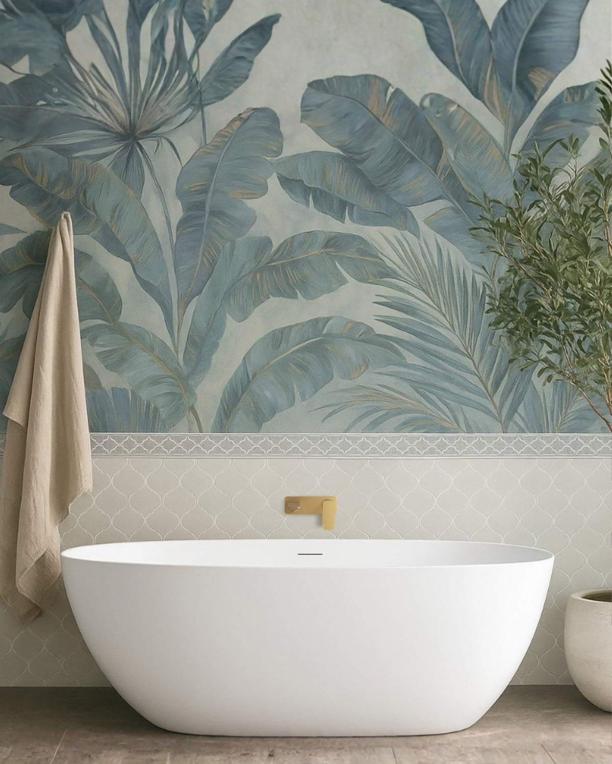 Attica Manolo 1530 Matte White Bath with Overflow