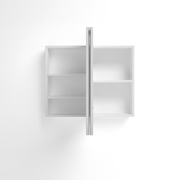 Newport 900x750 White Shaving Cabinet