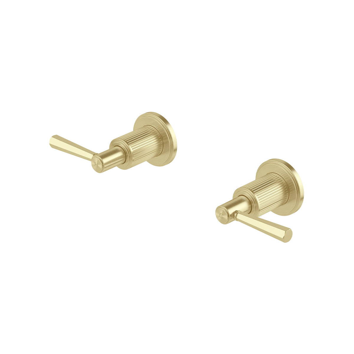 Wiltern Wall Top Assemblies 15mm Extended Spindles - Brushed Gold