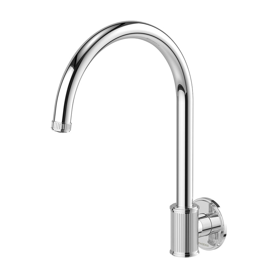 Wiltern Wall Sink Outlet 180mm - Chrome
