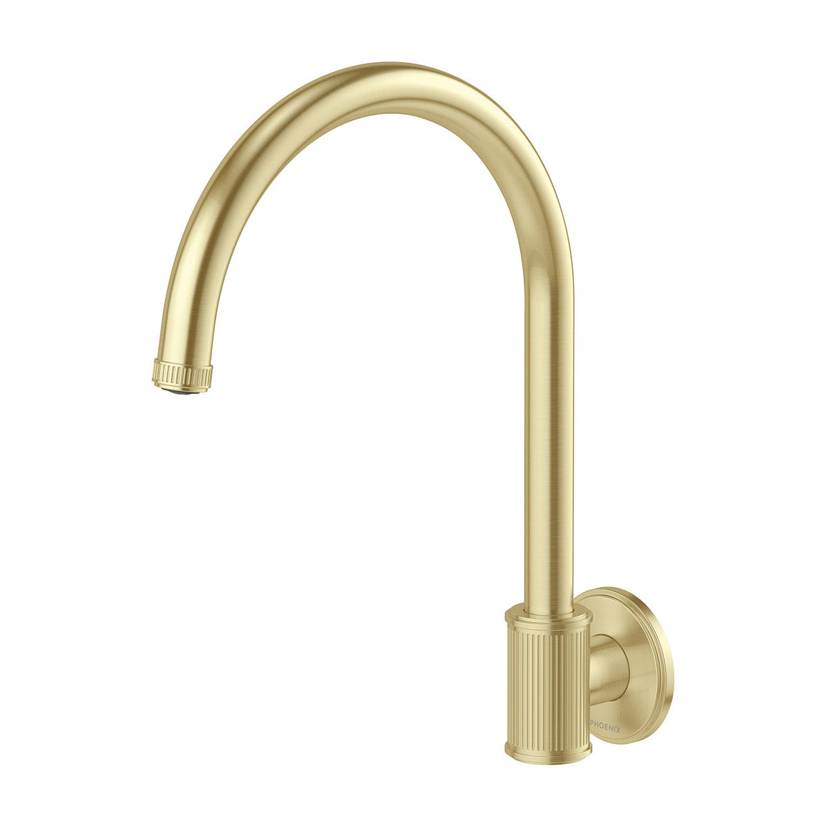 Wiltern Wall Sink Outlet 180mm - Brushed Gold