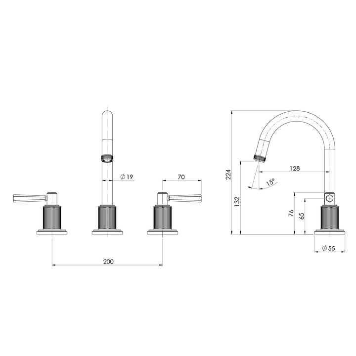 Specification diagram - Wiltern Basin Set
