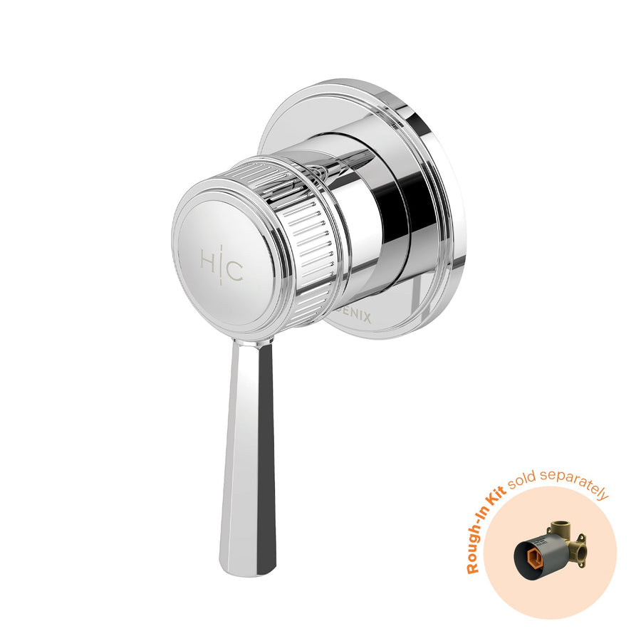 Wiltern SwitchMix Shower / Wall Mixer Brushed Gold (Fit-Off Kit Only) - Chrome