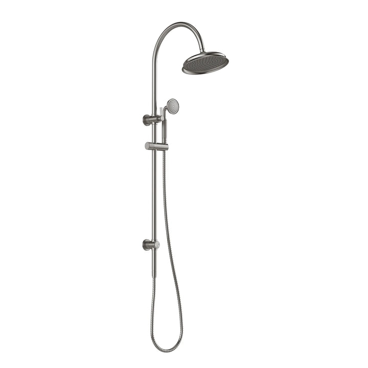 Wiltern Twin Shower - Brushed Carbon