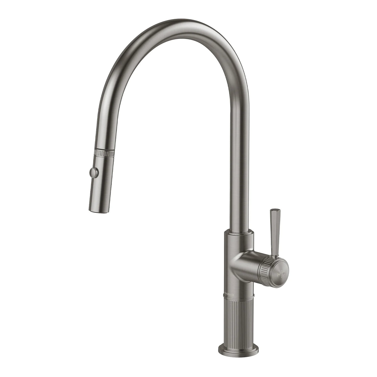 Wiltern Pull Out Sink Mixer 230mm - Brushed Carbon