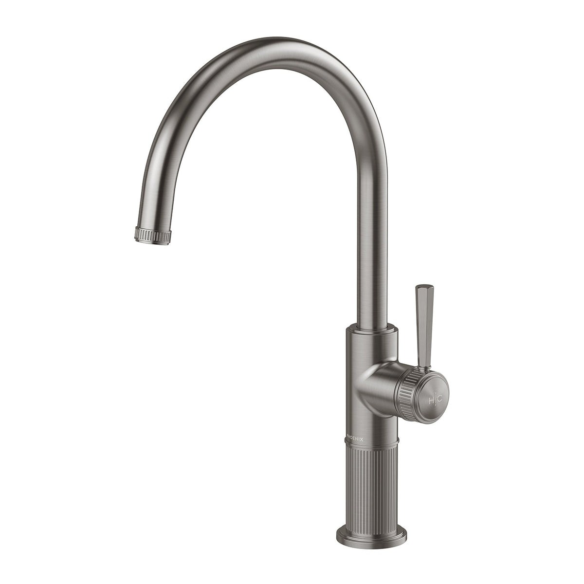 Wiltern Sink Mixer 200mm - Brushed Carbon