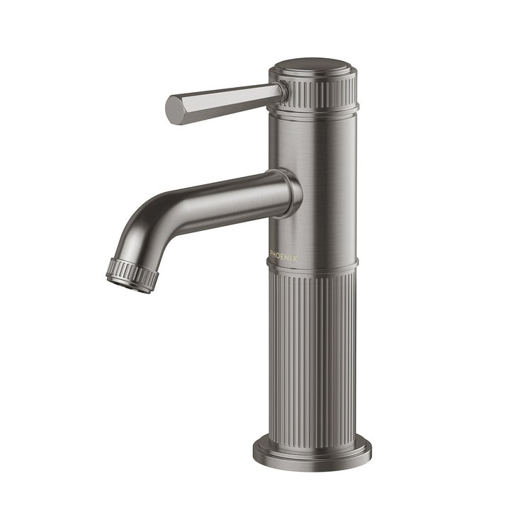 Wiltern Basin Mixer - Brushed Carbon