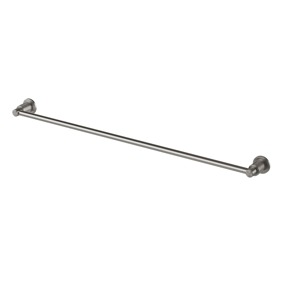 Wiltern Single Towel Rail 800mm - Brushed Carbon
