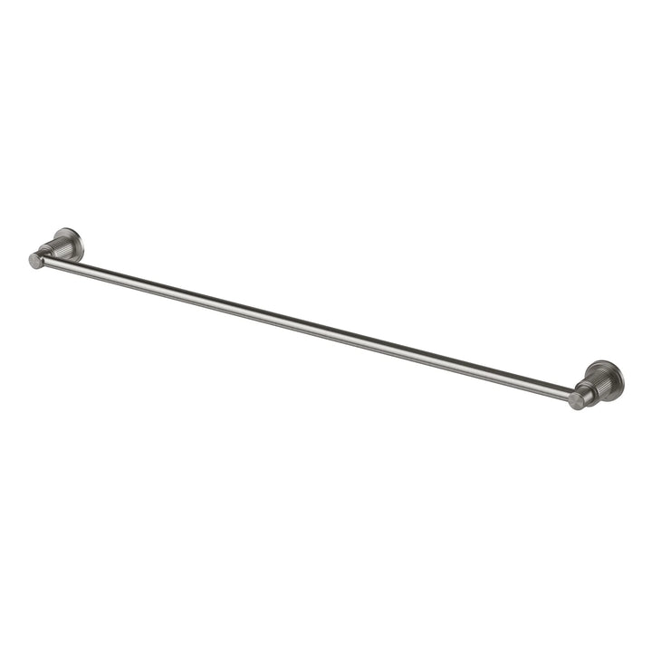 Wiltern Single Towel Rail 800mm - Brushed Carbon
