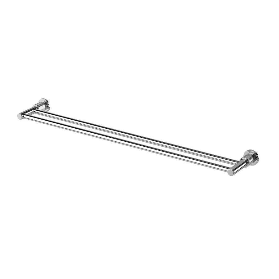 Wiltern Double Towel Rail 800mm - Chrome