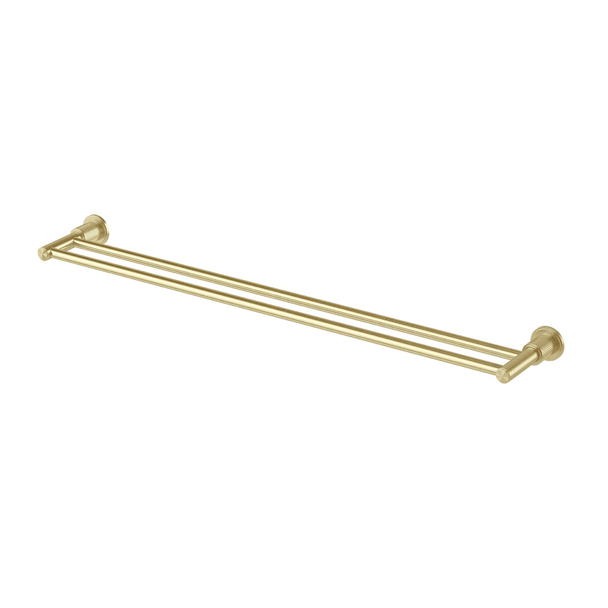 Wiltern Double Towel Rail 800mm - Brushed Gold