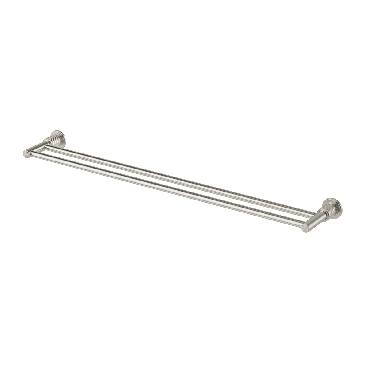 Wiltern Double Towel Rail 800mm - Brushed Nickel