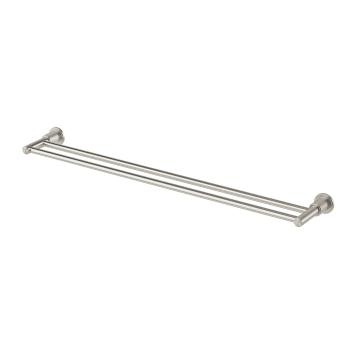 Wiltern Double Towel Rail 800mm - Brushed Nickel