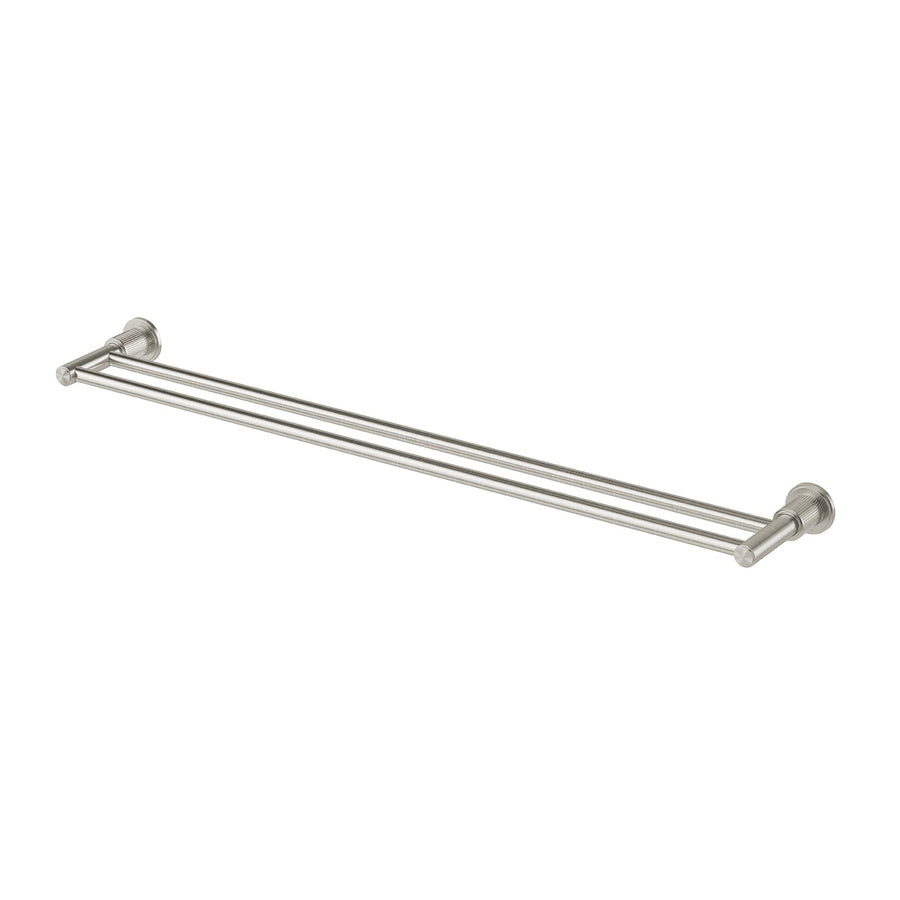 Wiltern Double Towel Rail 800mm - Brushed Nickel