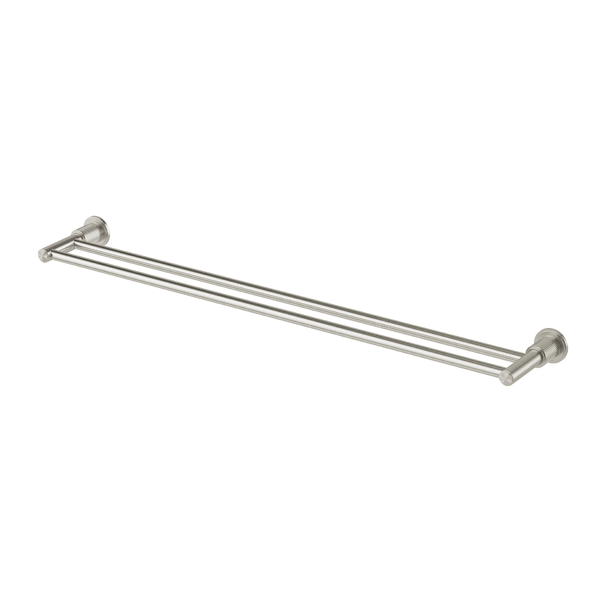 Wiltern Double Towel Rail 800mm - Brushed Nickel
