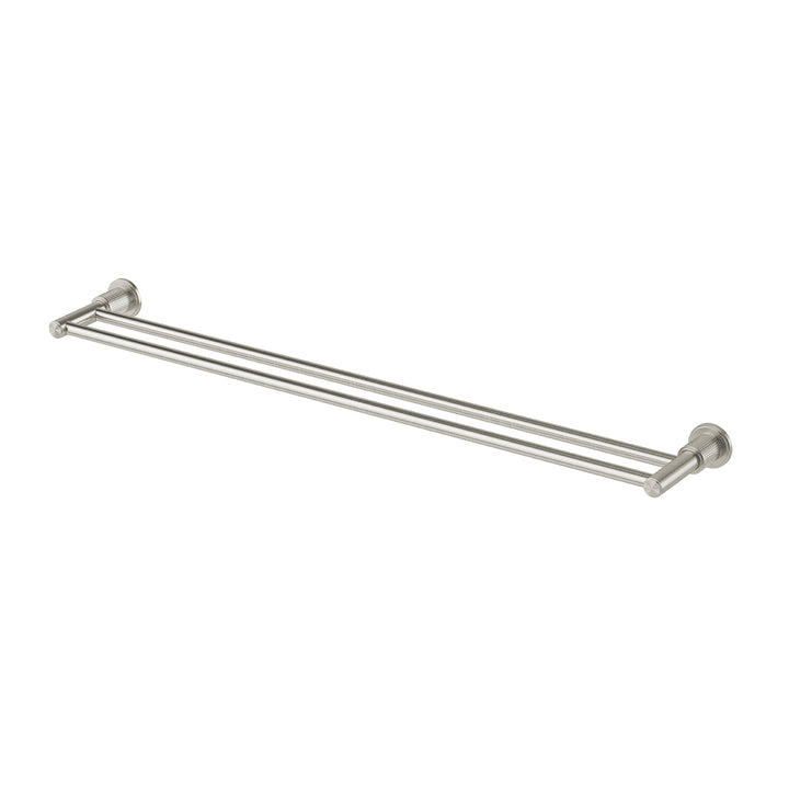 Wiltern Double Towel Rail 800mm - Brushed Nickel