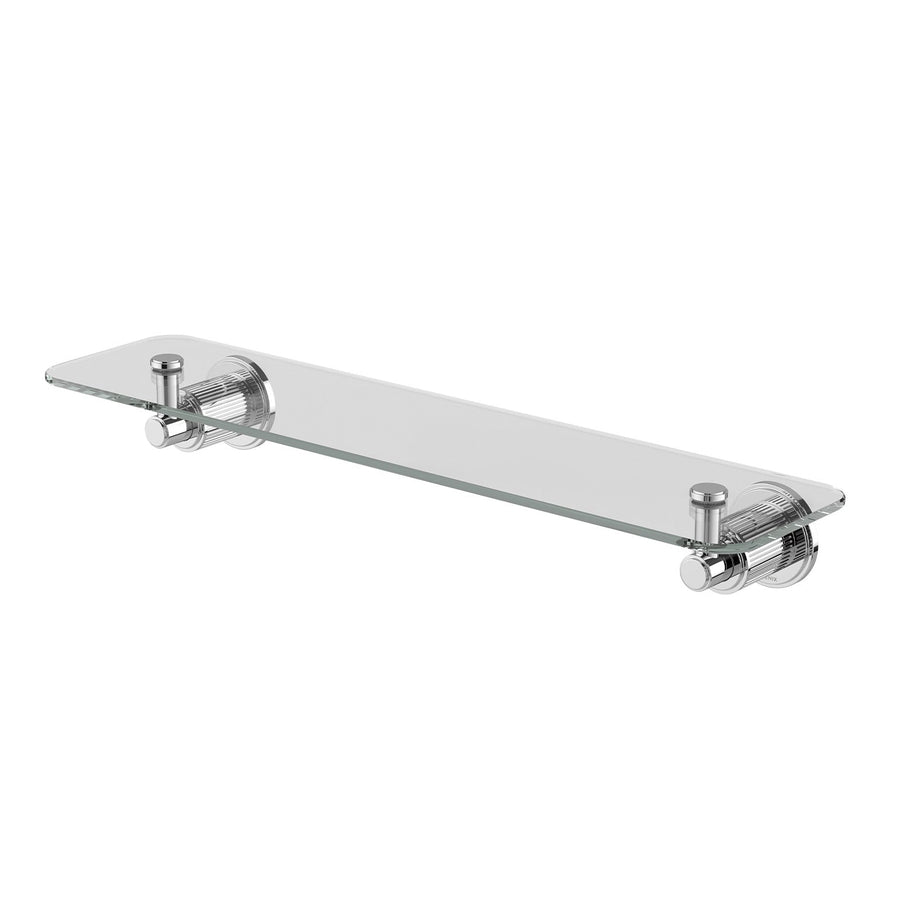 Wiltern Glass Shelf 450mm - Chrome