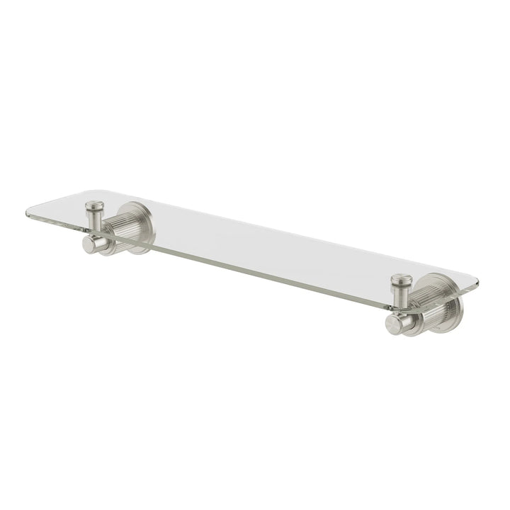 Wiltern Glass Shelf 450mm - Brushed Nickel