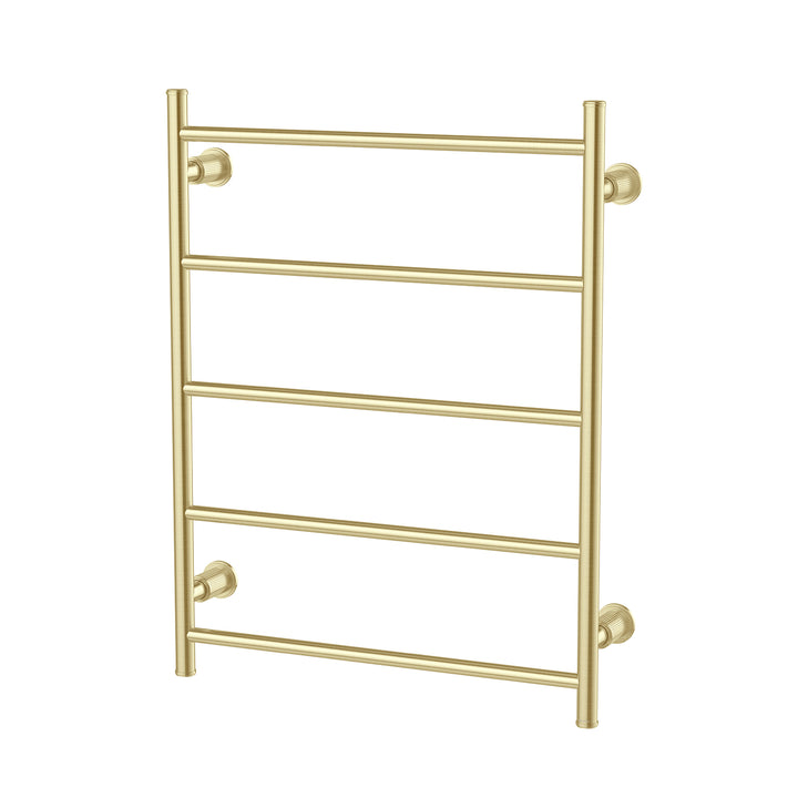 Wiltern Heated Towel Ladder 550mm x 750mm - Brushed Gold