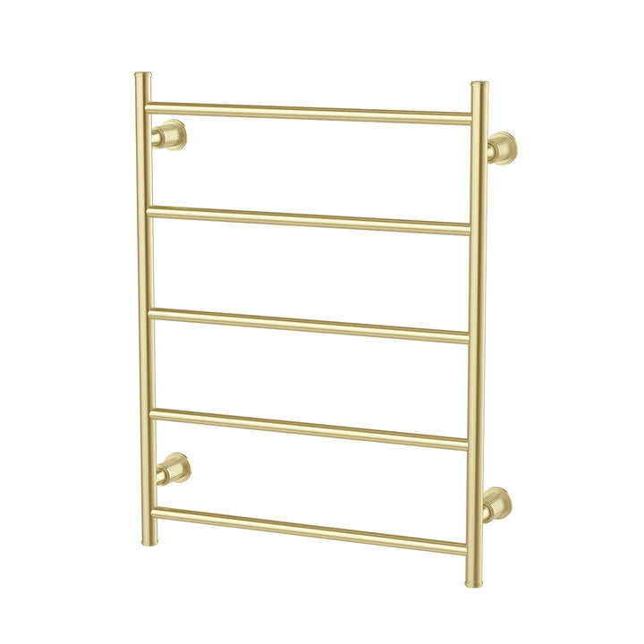 Wiltern Heated Towel Ladder 550mm x 750mm - Brushed Gold