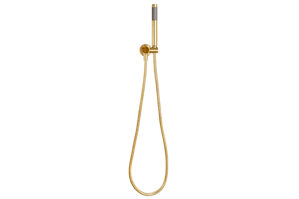 Bloom Hand Shower on Hook - Light Brushed Brass