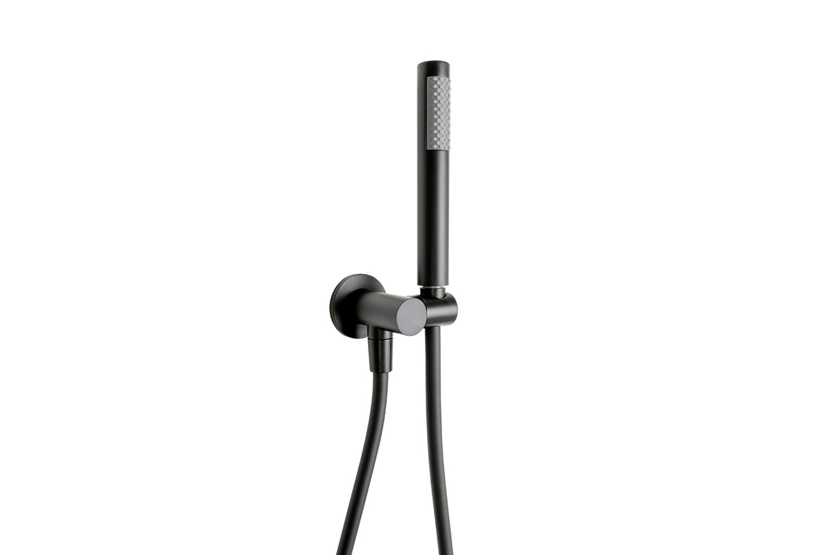 Bloom Hand Shower on Hook - Matte Black