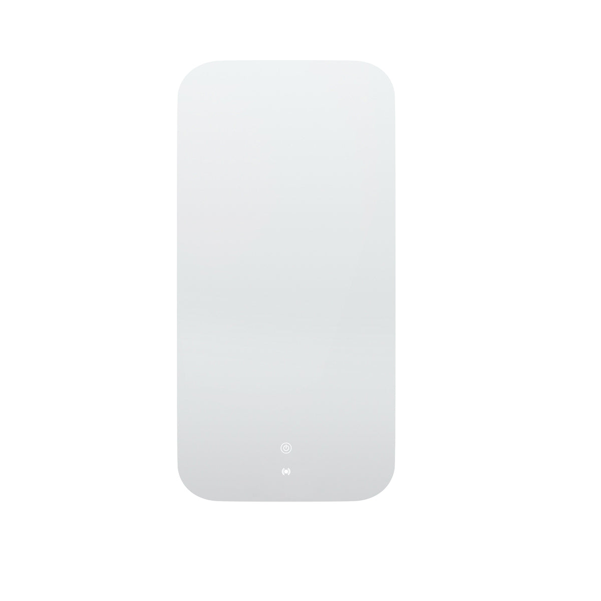 LED Newport 900(H)x450(W) Frameless Back Lit Tuffi Mirror Soft Square view 2