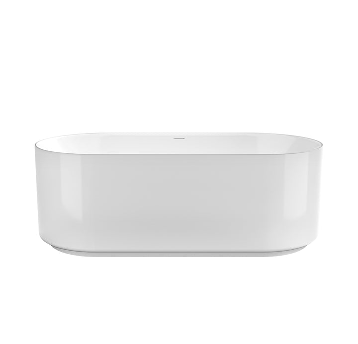 Attica Celine 1500 Gloss White Bath with Overflow - main view