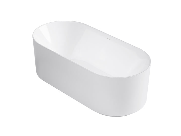 Attica Celine 1500 Gloss White Bath with Overflow - view 3