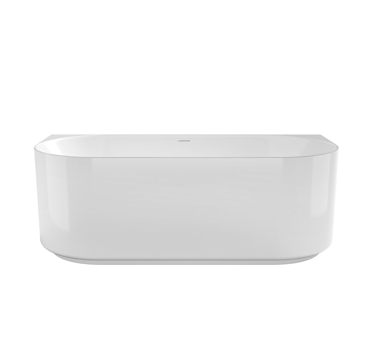 Attica Celine 1500 Gloss White BTW Multi-fit Bath with Overflow - main view
