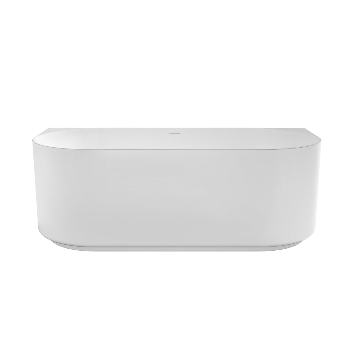 Attica Celine 1500 Matte White BTW Multi-fit Bath with Overflow - main view