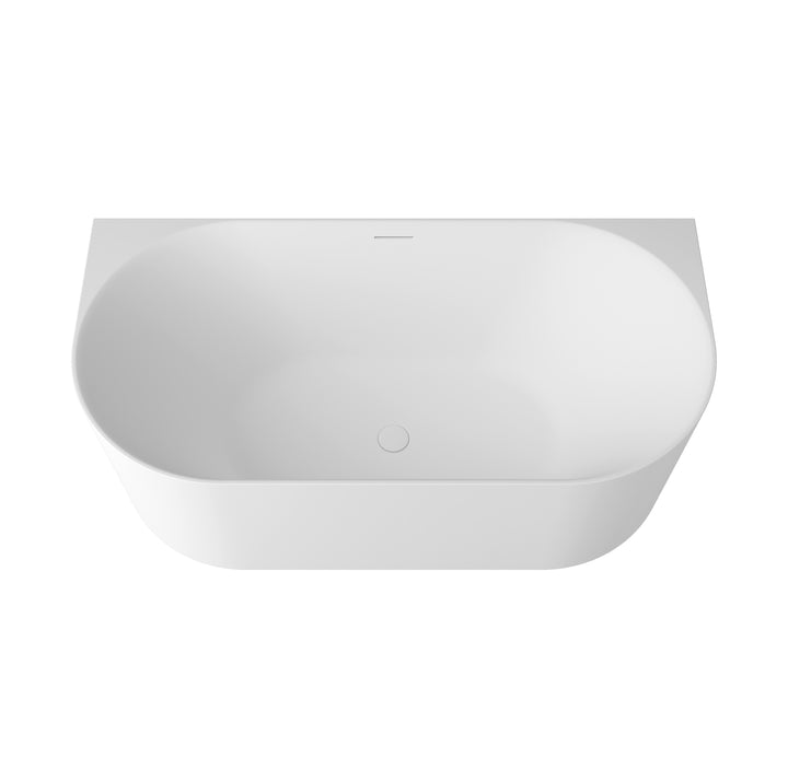 Attica Celine 1500 Matte White BTW Multi-fit Bath with Overflow - view 2