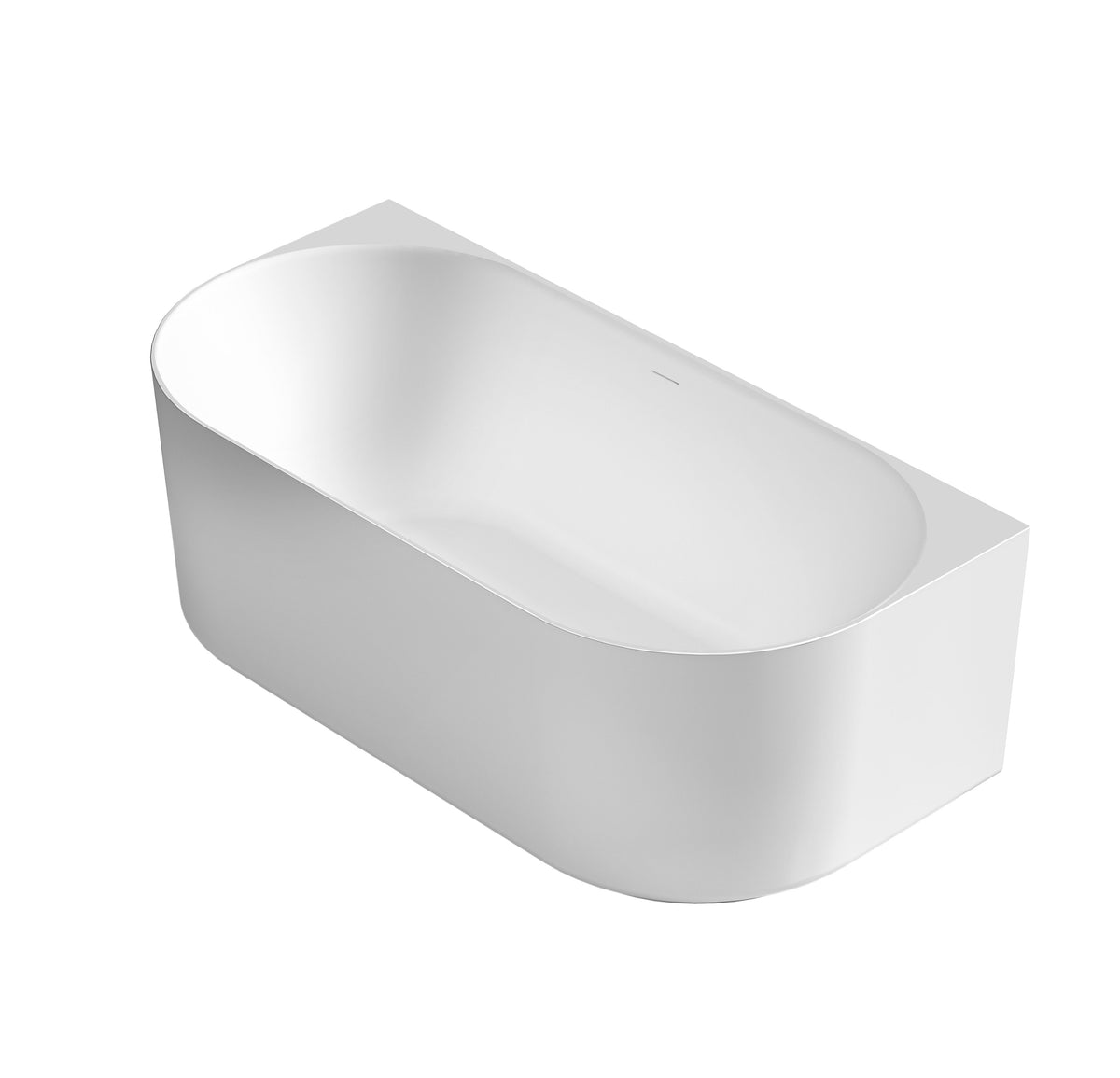 Attica Celine 1500 Matte White BTW Multi-fit Bath with Overflow - view 3