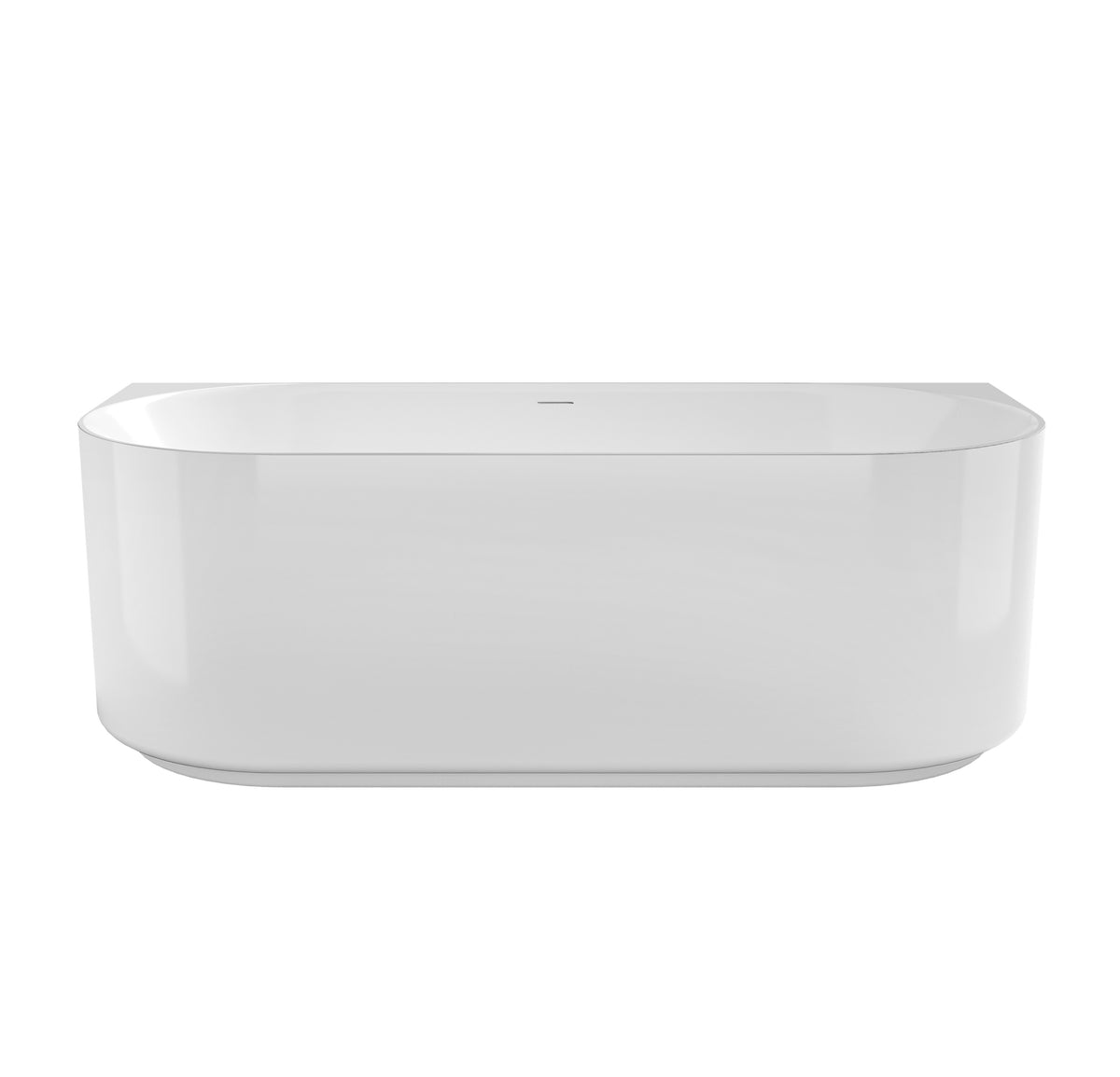 Attica Celine 1700 Gloss White BTW Multi-fit Bath with Overflow - main view