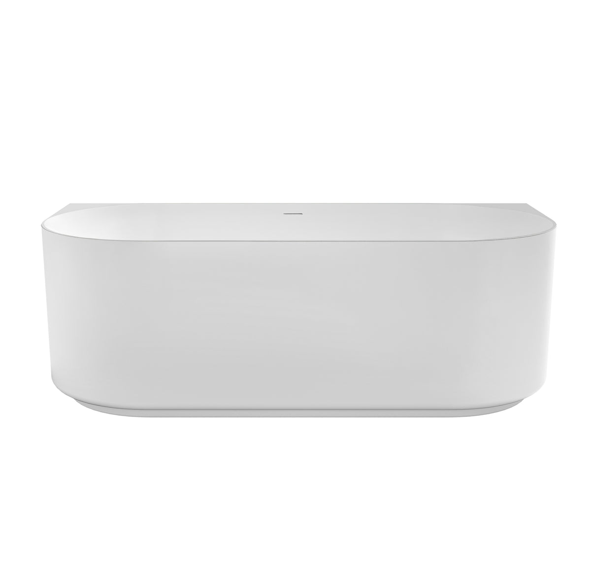 Attica Celine 1700 Matte White BTW Multi-fit Bath with Overflow - main view