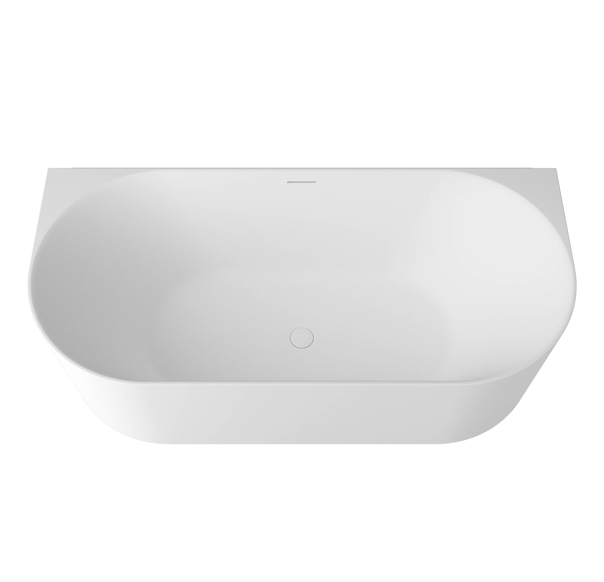 Attica Celine 1700 Matte White BTW Multi-fit Bath with Overflow - view 2